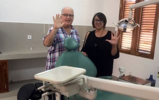 Peter McMullin at the Balibo Dental Clinic